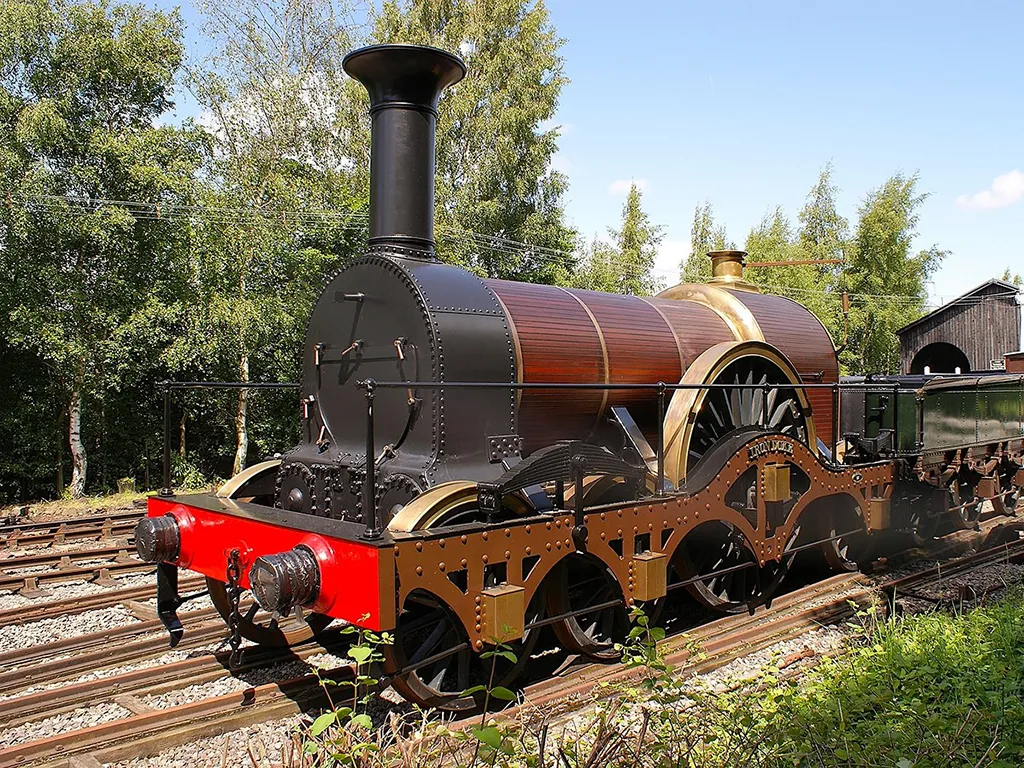 Industrial Revolution: Mining, Trade, and Global Impact - Iron Duke Locomotive 1847
